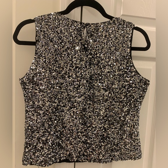Vintage Jennifer Moore Sequin top size Small - Picture 3 of 7
